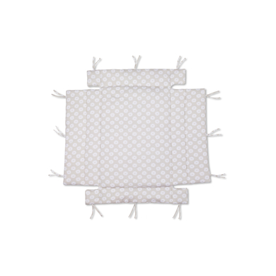 fillikid Matelas pour parc bébé circles grey 100x100 cm