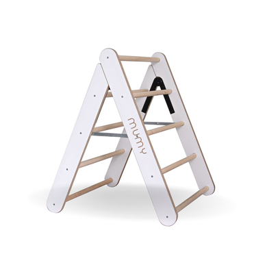 mumy™ Triangle d'escalade enfant easyCLIMB SAFE Pikler bois blanc/naturel