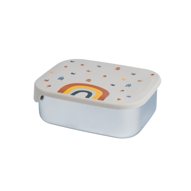 Image of the cotton cloud Lunchbox in acciaio inox Rainbow rosa