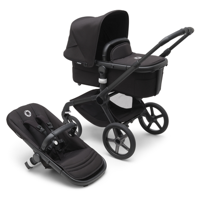 bugaboo Poussette duo combinée 2en1 Fox 5 siège Black/Midnight Black