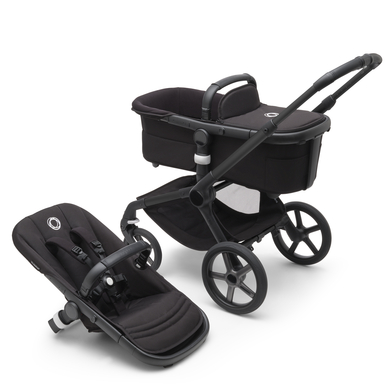 bugaboo Poussette duo combinée 2en1 Fox 5 Base Black/Midnight Black