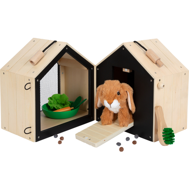 small foot® Figurine clapier à lapin, enclos bois