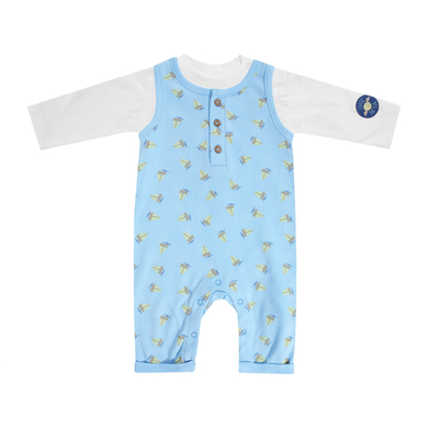 Image of JACKY Romper BEACH FRIENDS blu059