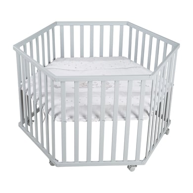 roba Box esagonale Elefanti e Stelline, color tortora