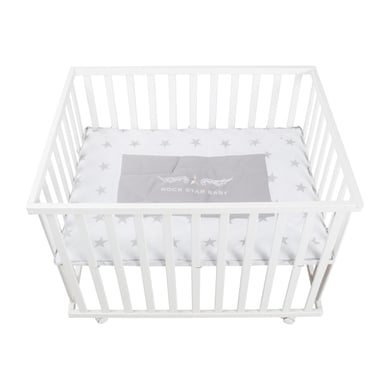 roba Box 75 x 100 cm Rock Star Baby, bianco