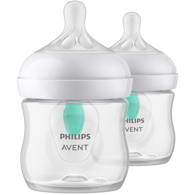 Bilde av Philips Avent Babyflaske Scy670/02 Natural Response Med Airfree-ventil 125ml 2 Stk.