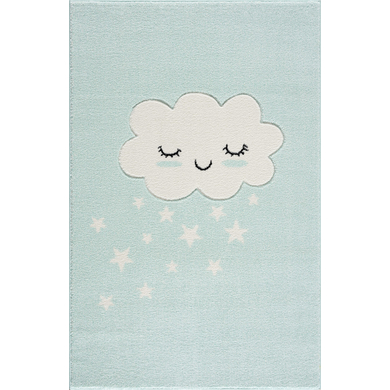 LIVONE Barn älskar mattor CLOUD mint/vit