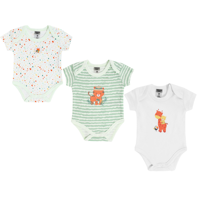 JACKY Body manches courtes pack de 3 blanc