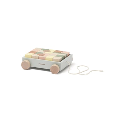 Kids Concept ® Vagn med träblock Edvin