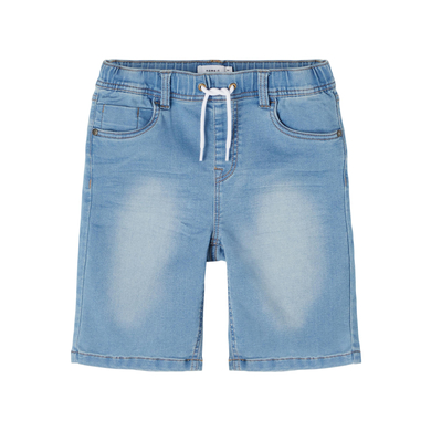 Name It Nkmryan Jogger Dnm L Shorts 6300-Th Noos, Pantaloncini Bambini E Ragazzi, Blu (Light Blue Denim), 110-image