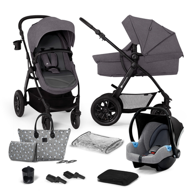 Kinderkraft Poussette trio combinée 3en1 XMOOV dark gray