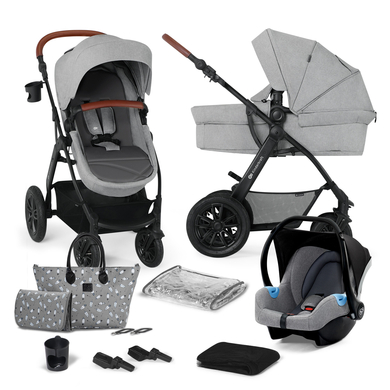 Kinderkraft Poussette trio combinée 3en1 XMOOV light gray