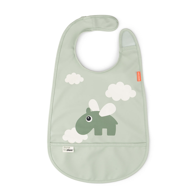 Image of Done by Deer ™ Bavaglino in velcro Happy clouds verde059