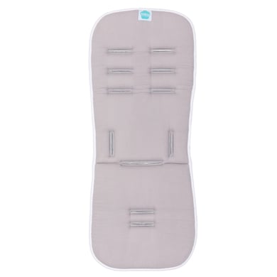 Fillikid fillikid Matelas d'assise de poussette réversible mousseline Stone Grey