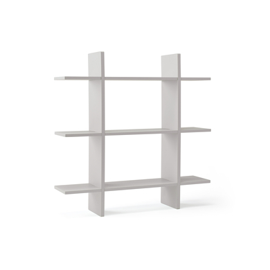 Kids Concept® Wandregal 3 Ebenen 70x70 cm grau  - Onlineshop Babymarkt