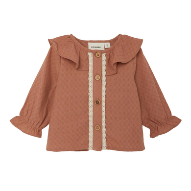 Lil`Atelier Bluse Nbfdolly Mocha Mousse