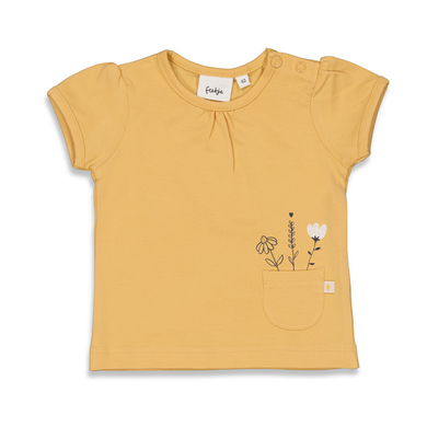 Feetje T-shirt Bloom Ockergult