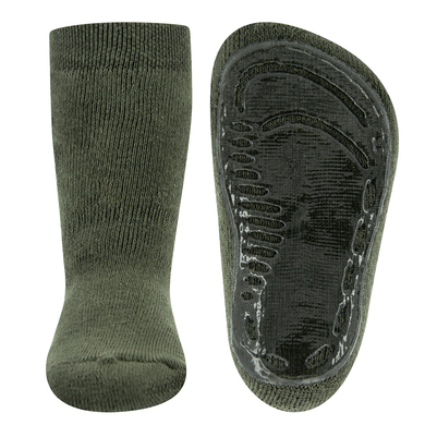 Ewers Chaussettes Softstep Uni olive