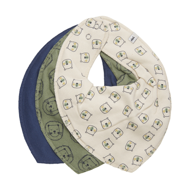 pippi Bandana bébé Dark Denim lot de 3