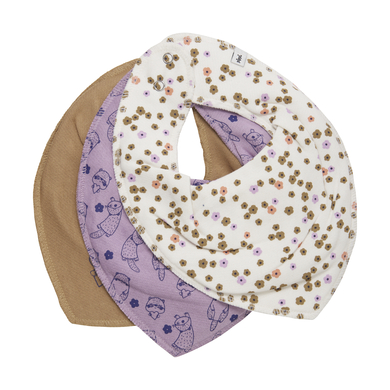 pippi Bandana bébé Orkide lot de 3