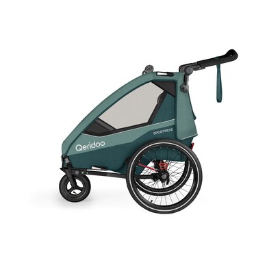 Levně Qeridoo ® Sportrex 2 vozík za kolo Limited Edition Mineral Blue