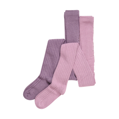 Minymo Lot de 2 collants Orchid Haze