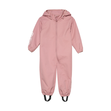 Minymo Combinaison de pluie enfant softshell old rose