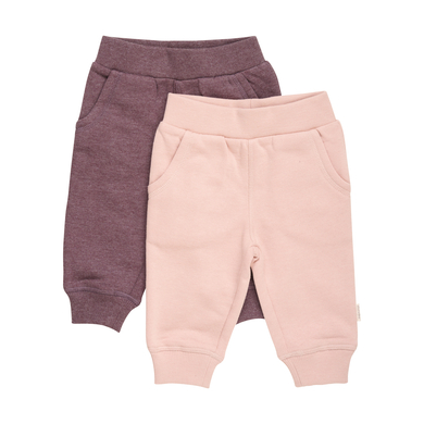 Minymo Pantalon sweat pack de 2 Misty Rose