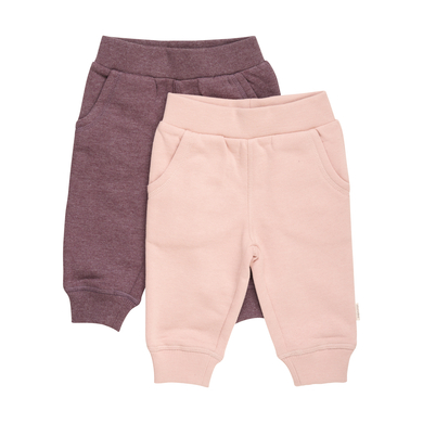 Image of Minymo Pantaloni da ginnastica 2-pack Misty Rose059