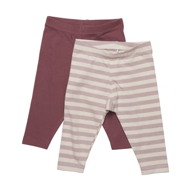 Minymo Leggings pack de 2 Violet Ice