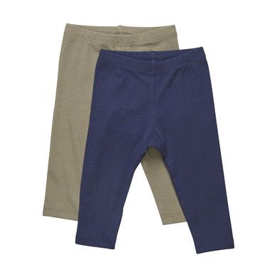 Minymo Leggings pack de 2 Dark Navy