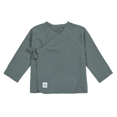 LÄSSIG Chemise en mousseline de soie petrol green