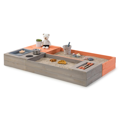 MUDDY BUDDY ® Sand box Flexy Style , varmt grått laxfisk