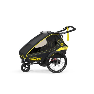 Qeridoo® Kinderfahrradanhänger Kidgoo 2 BVB