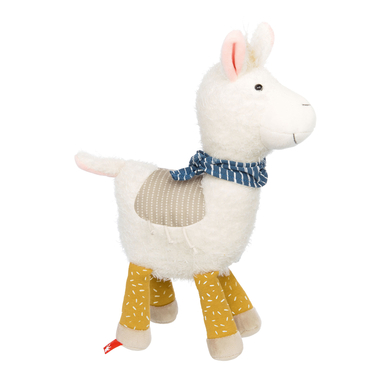 sigikid® Peluche lama Swetty Yellow blanc/jaune