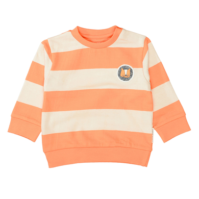 Staccato Sweat-shirt orange rayé
