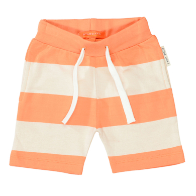 Staccato Sweatbermudas orange gestreift