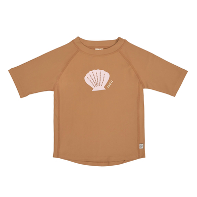 LÄSSIG T-shirt de bain enfant manches courtes anti-UV coquillages caramel