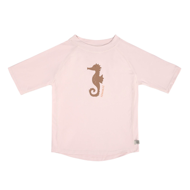LÄSSIG UV kortärmad badskjorta Seahorse rosa