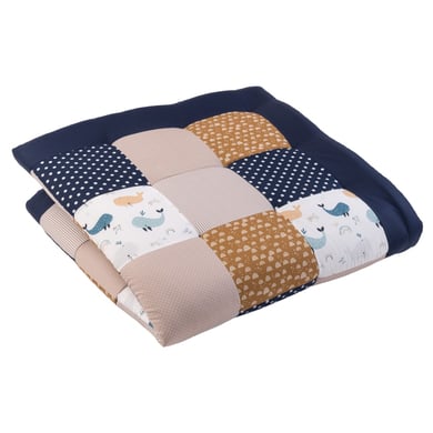 Ullenboom Coperta per gattonare e rivestimento per box 140X140 cm Whales