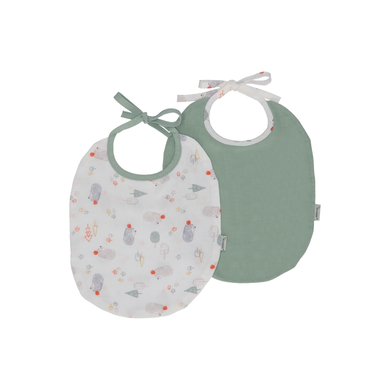 Sterntaler Bavoir pack double hérisson vert