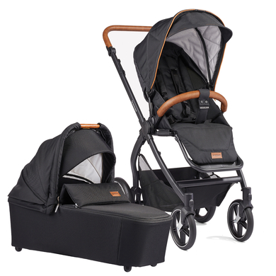 GESSLEIN Poussette duo combinée 2en1 FX4 Soft+ Style noir