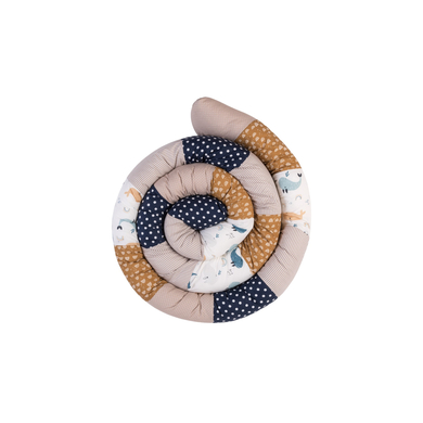 Ullenboom Tour de lit traversin enfant baleines 400 cm