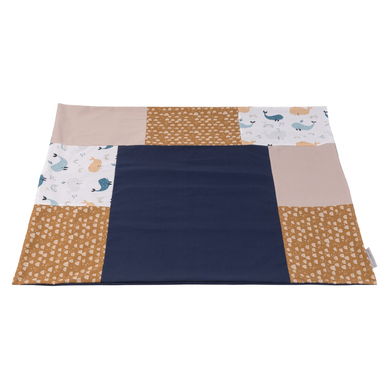 ULLENBOOM Housse pour matelas à langer baleines 75x85 cm