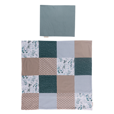 Ullenboom Parure de lit enfant eucalyptus 80x80/35x40 cm