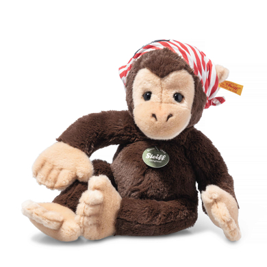 Levně Steiff Schlenker Monkey Scotty hnÄ›dĂ˝, 28 cm