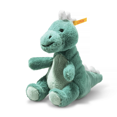 Steiff Mjuk Cuddly Friends T-Rex Baby Joshi grön-blå, 16 cm