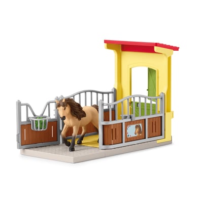 schleich® Figurine box poney islandais extension ferme éducative 42609