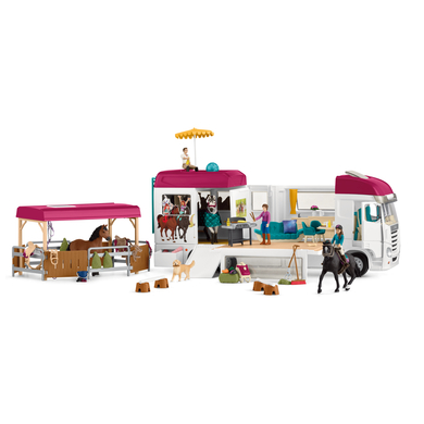 Image of schleich® Camper di trasporto per cavalli 42619