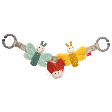 sigikid ® Chaîne de landau Papillons taupe/jaune